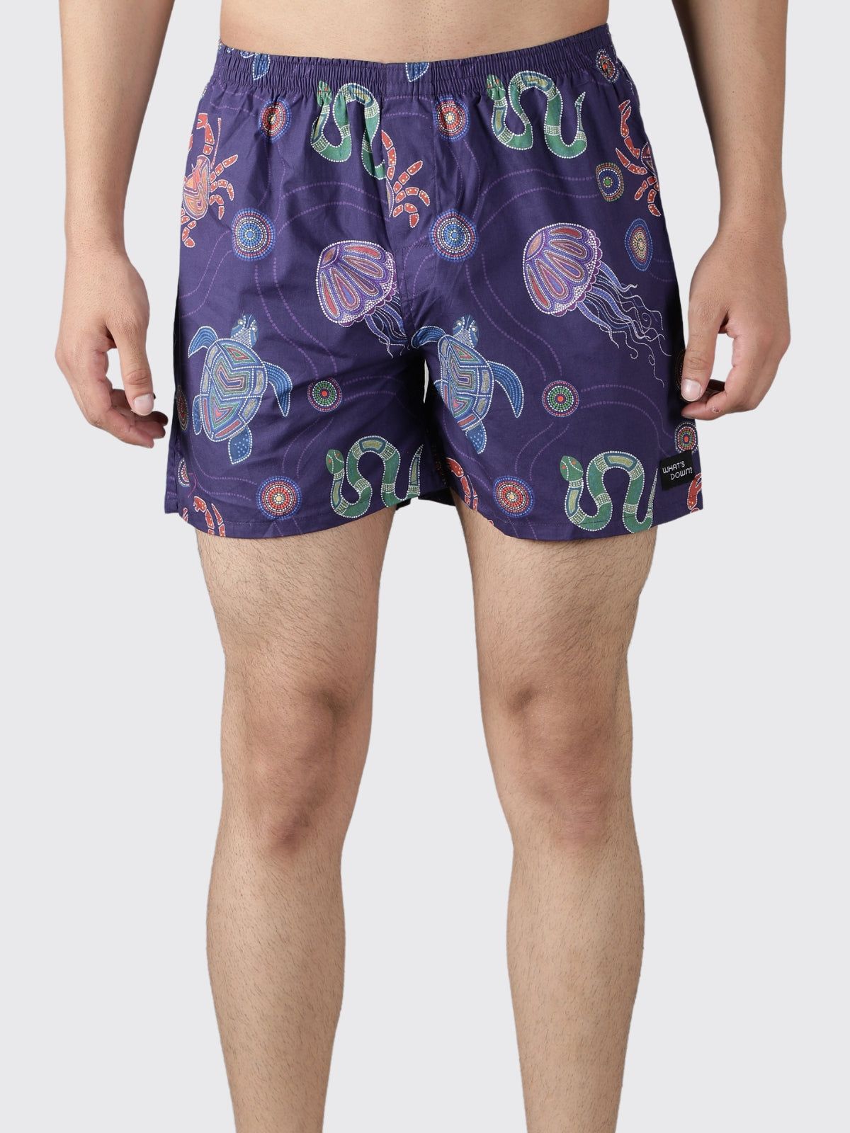 Navy Deep Mens Boxers
