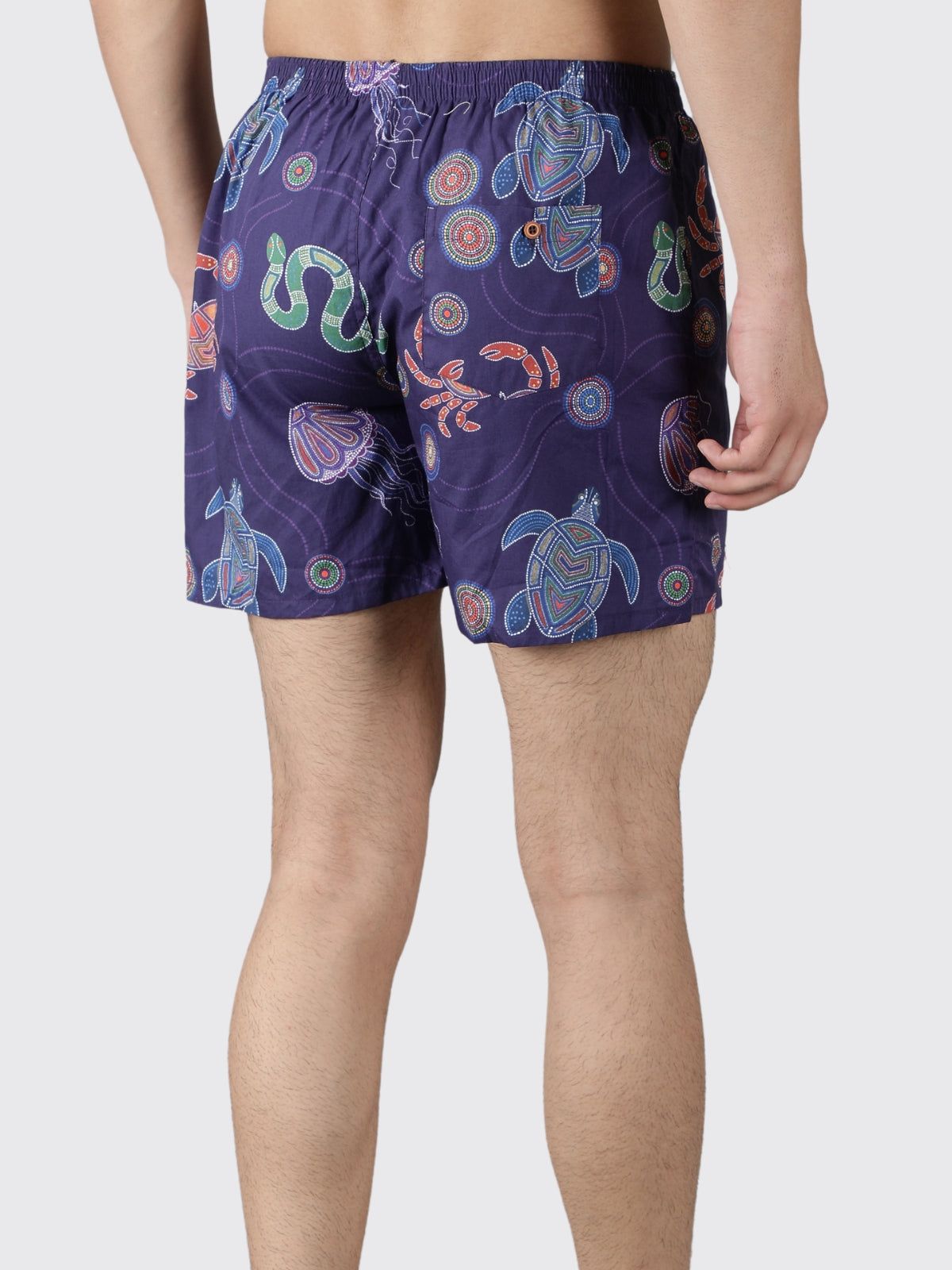 Navy Deep Mens Boxers