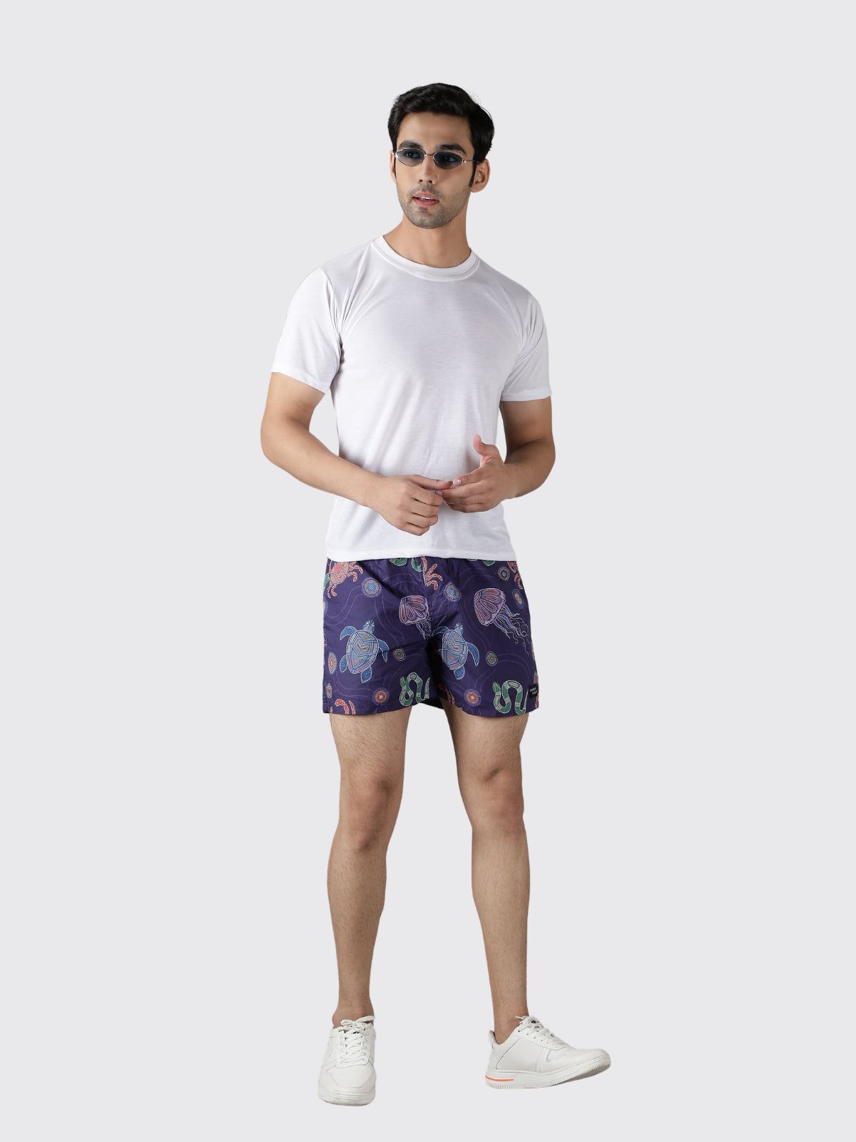 Navy Deep Mens Boxers