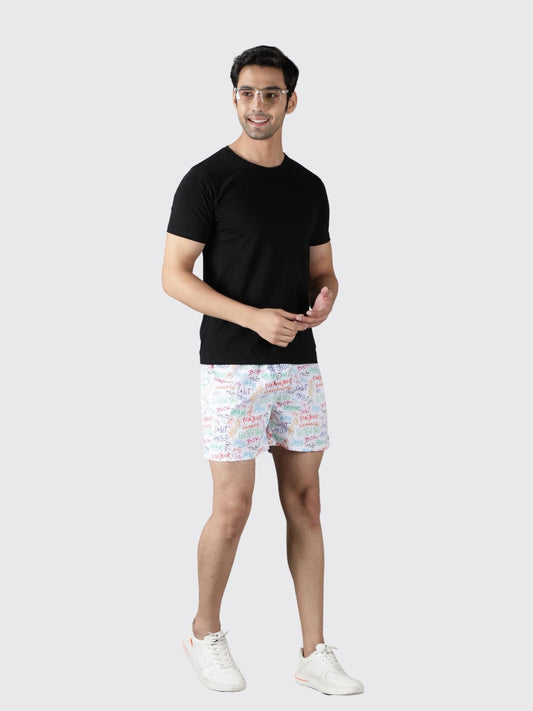 White Hello It's Me Mens Boxers