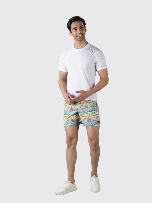 Multicolour Townside Mens Boxers