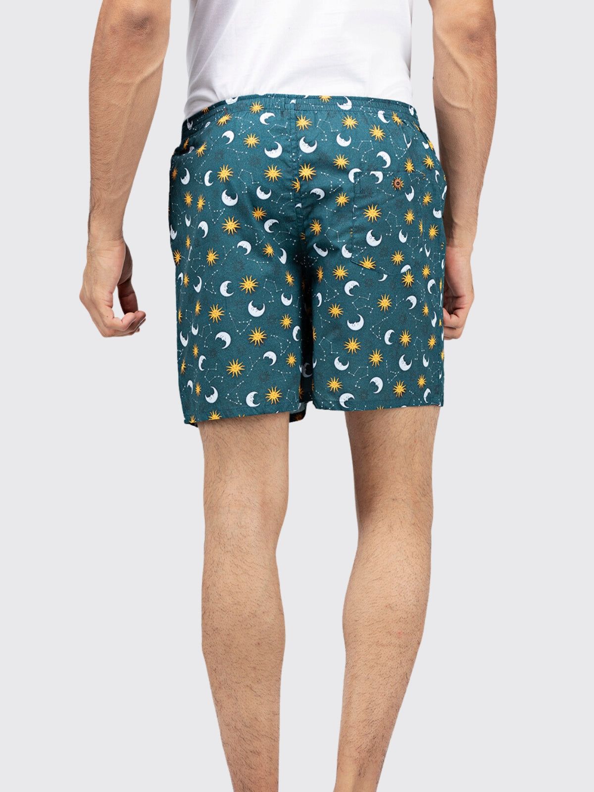 Green Galaxy Mens Boxers