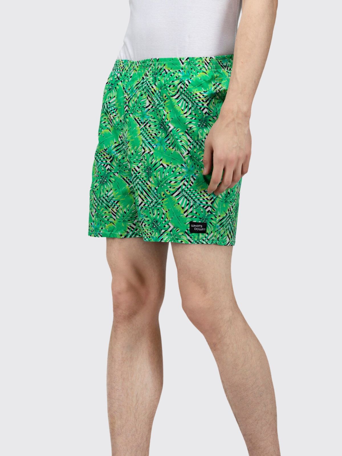 Green Tropical Mens Boxers