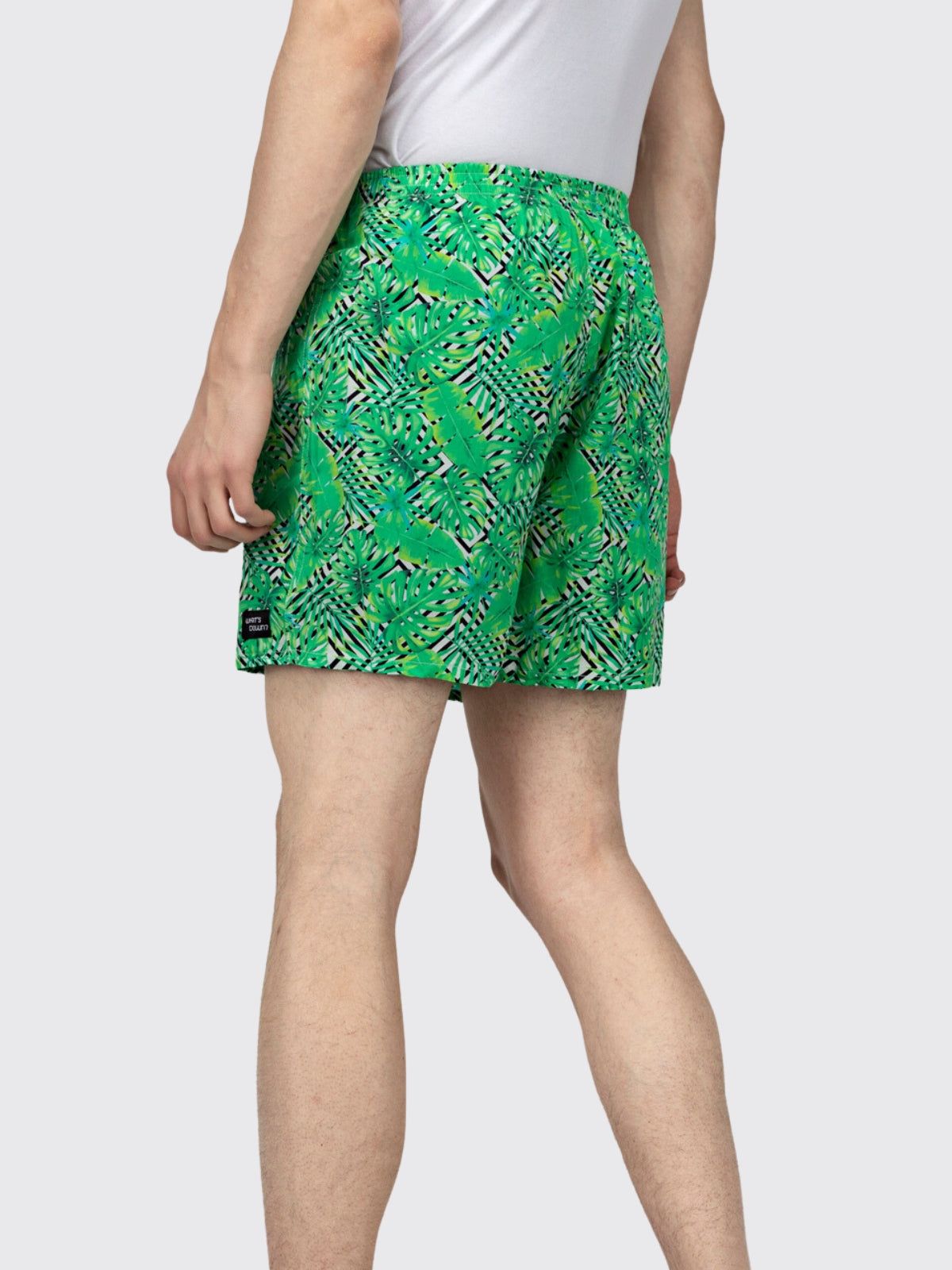 Green Tropical Mens Boxers