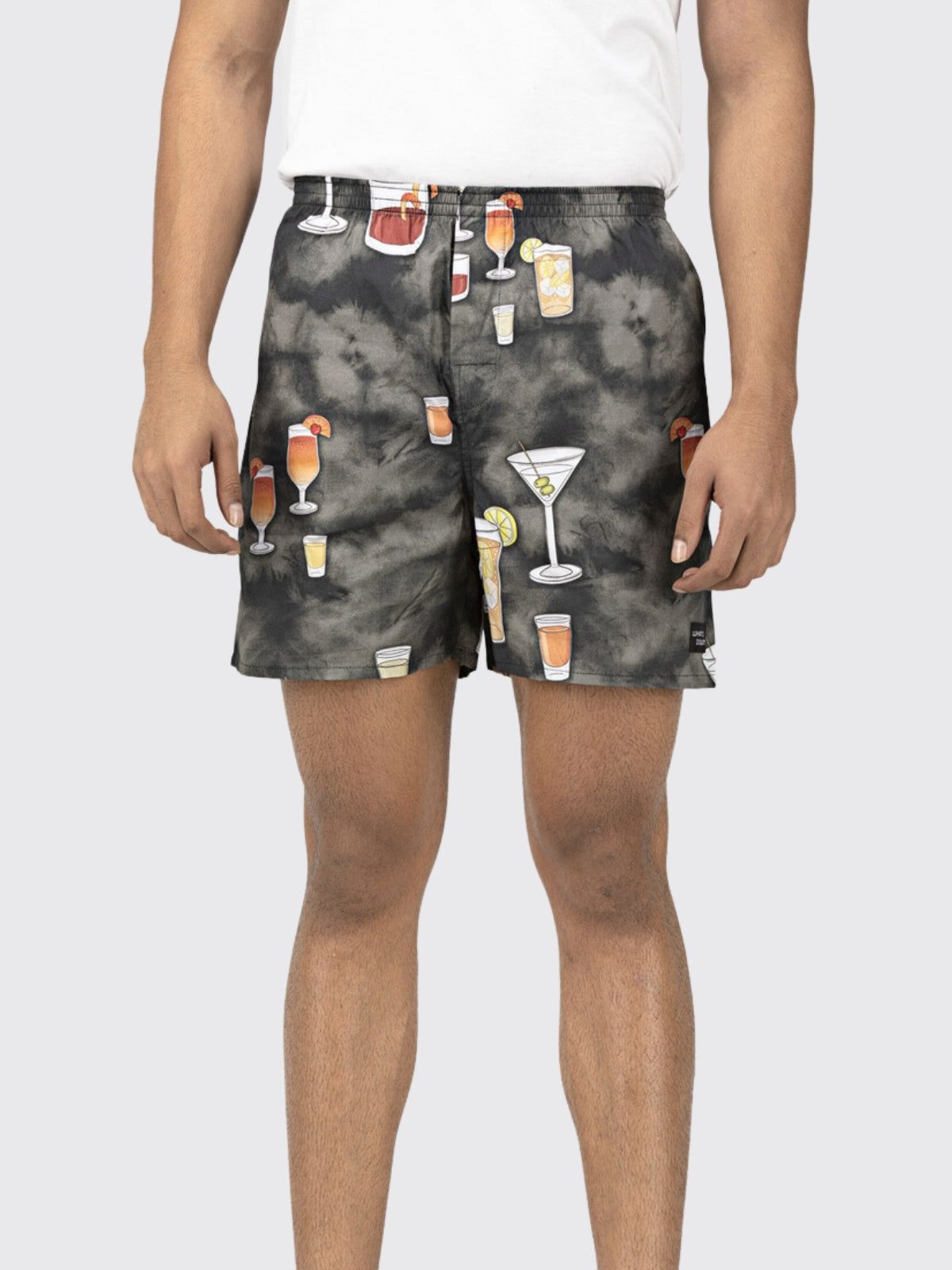 Grey Cocktail Mens Boxers