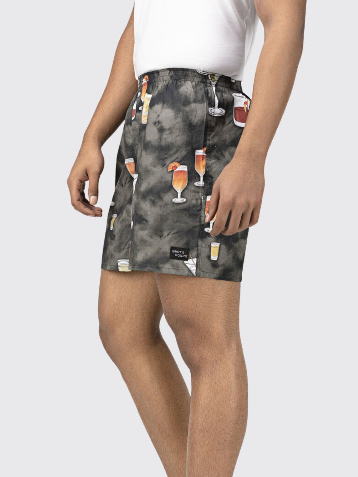 Grey Cocktail Mens Boxers