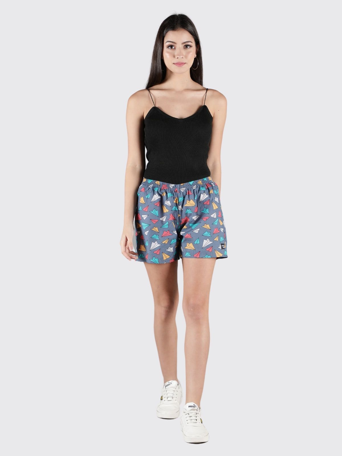 Grey Paper Planes Womens Boxers