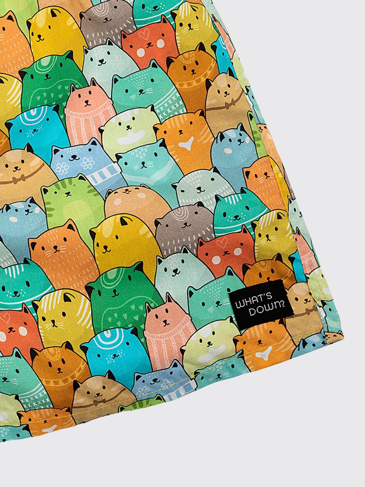 Multicolour Meow Mens Boxers