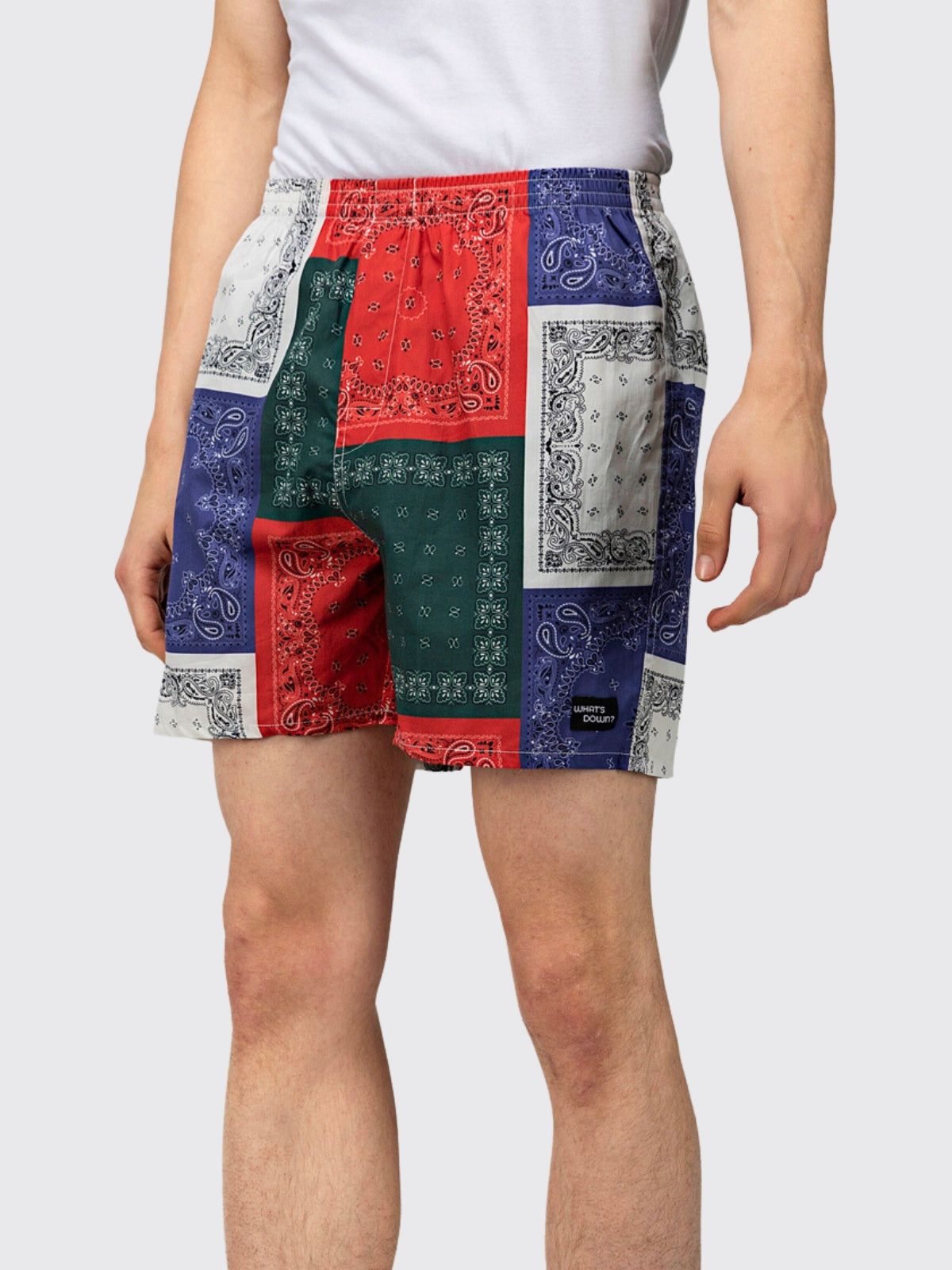 Multicolour Scarf Mens Boxers