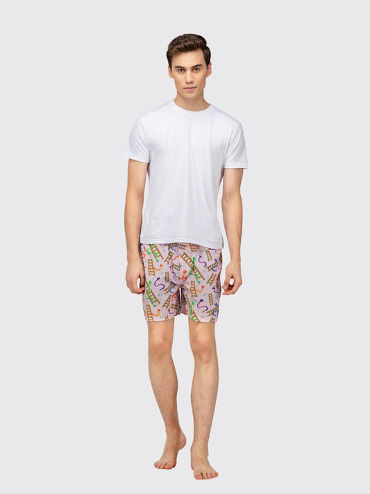 Pink Snakes & Lads Mens Boxers