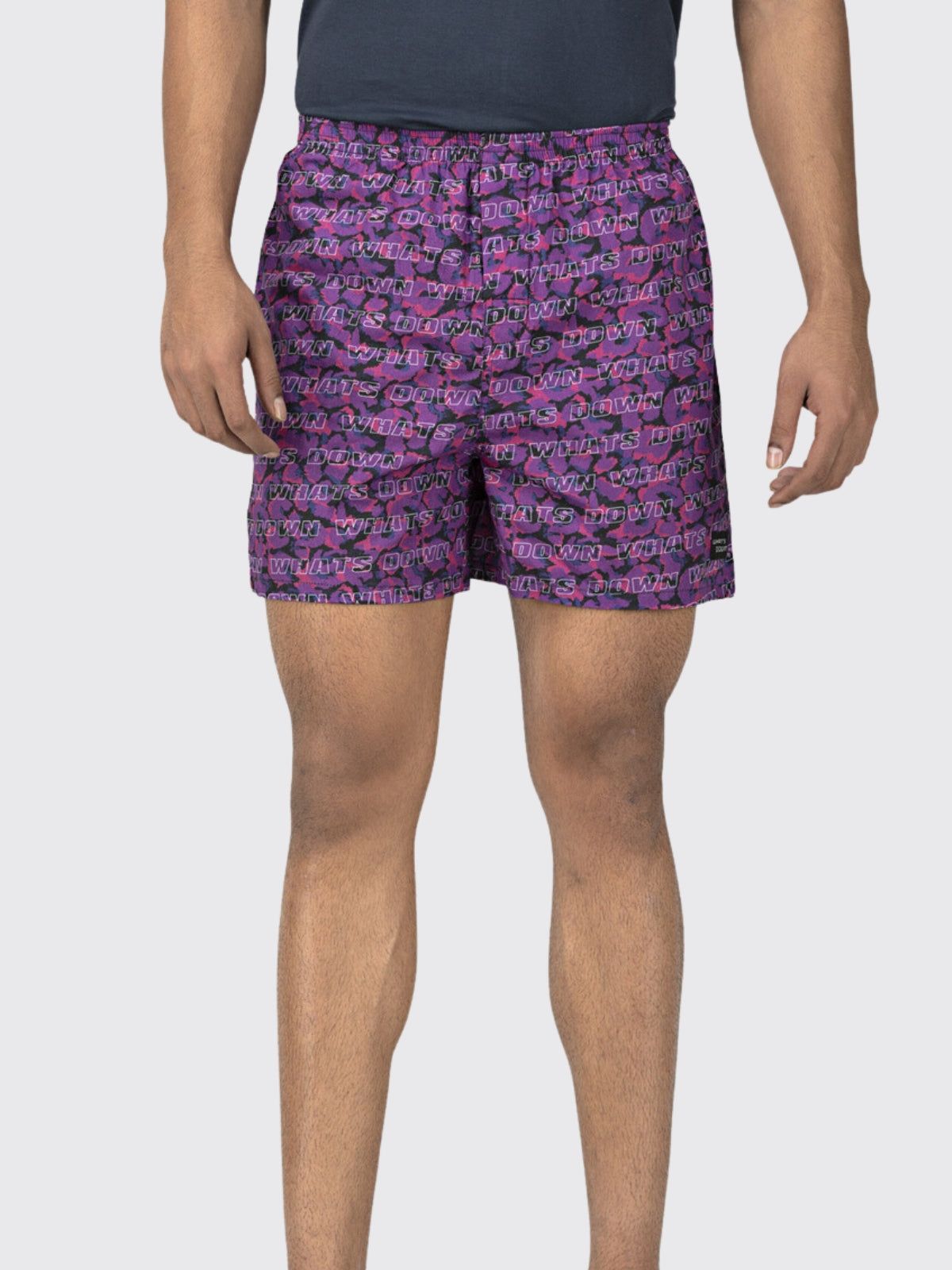Purple Camo Mens Boxers