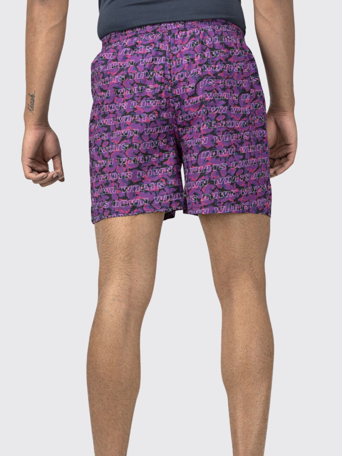 Purple Camo Mens Boxers