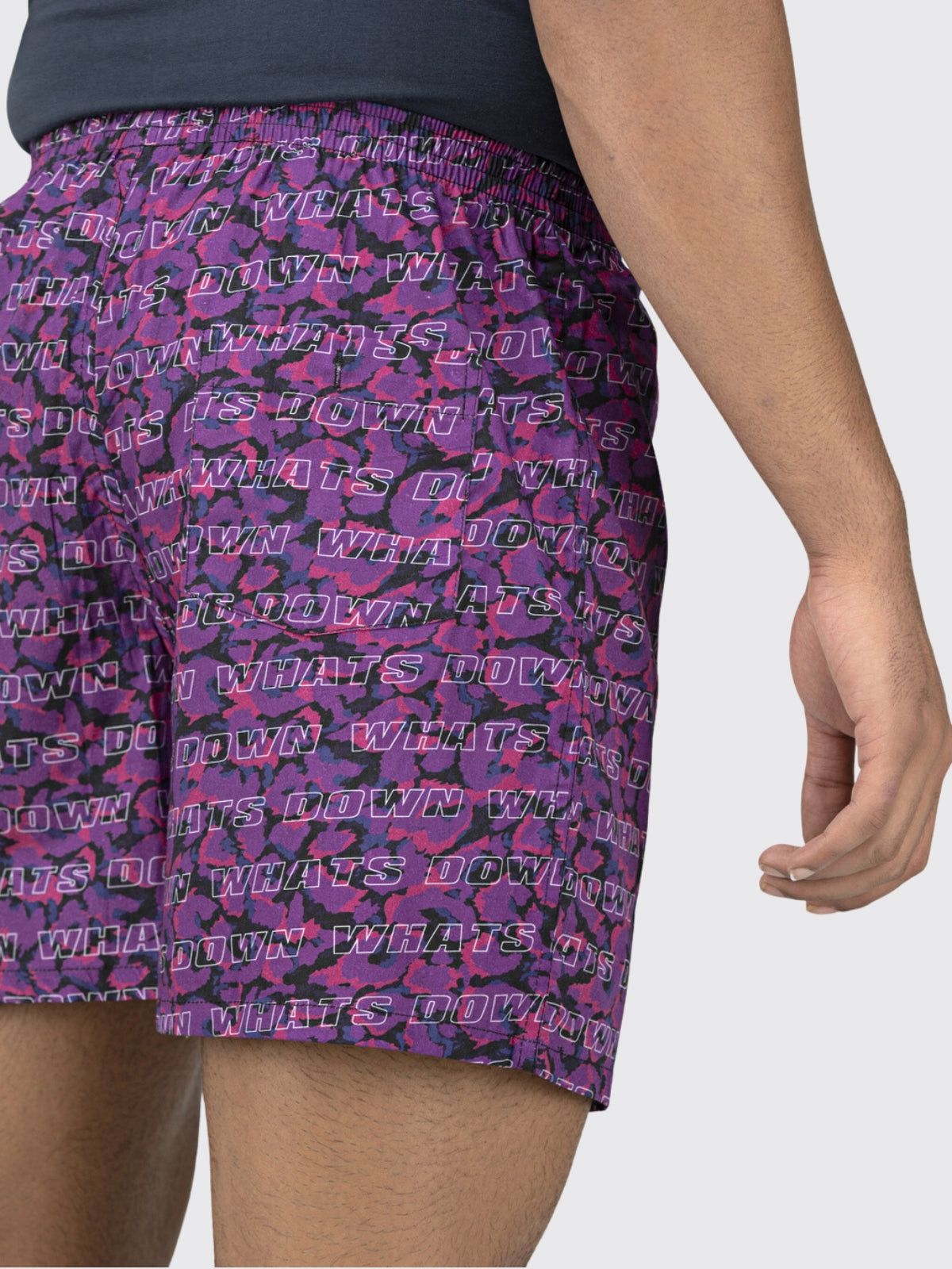 Purple Camo Mens Boxers