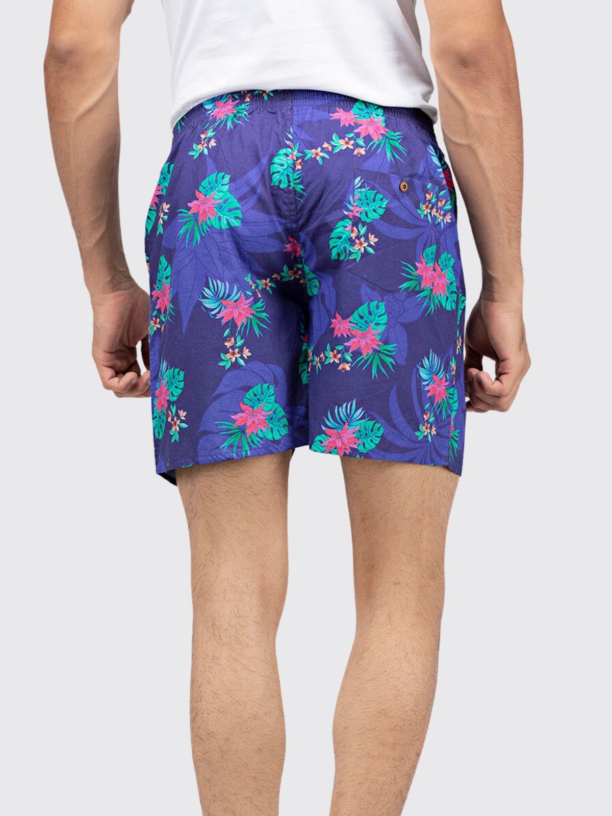 Purple Tropical Mens Boxers