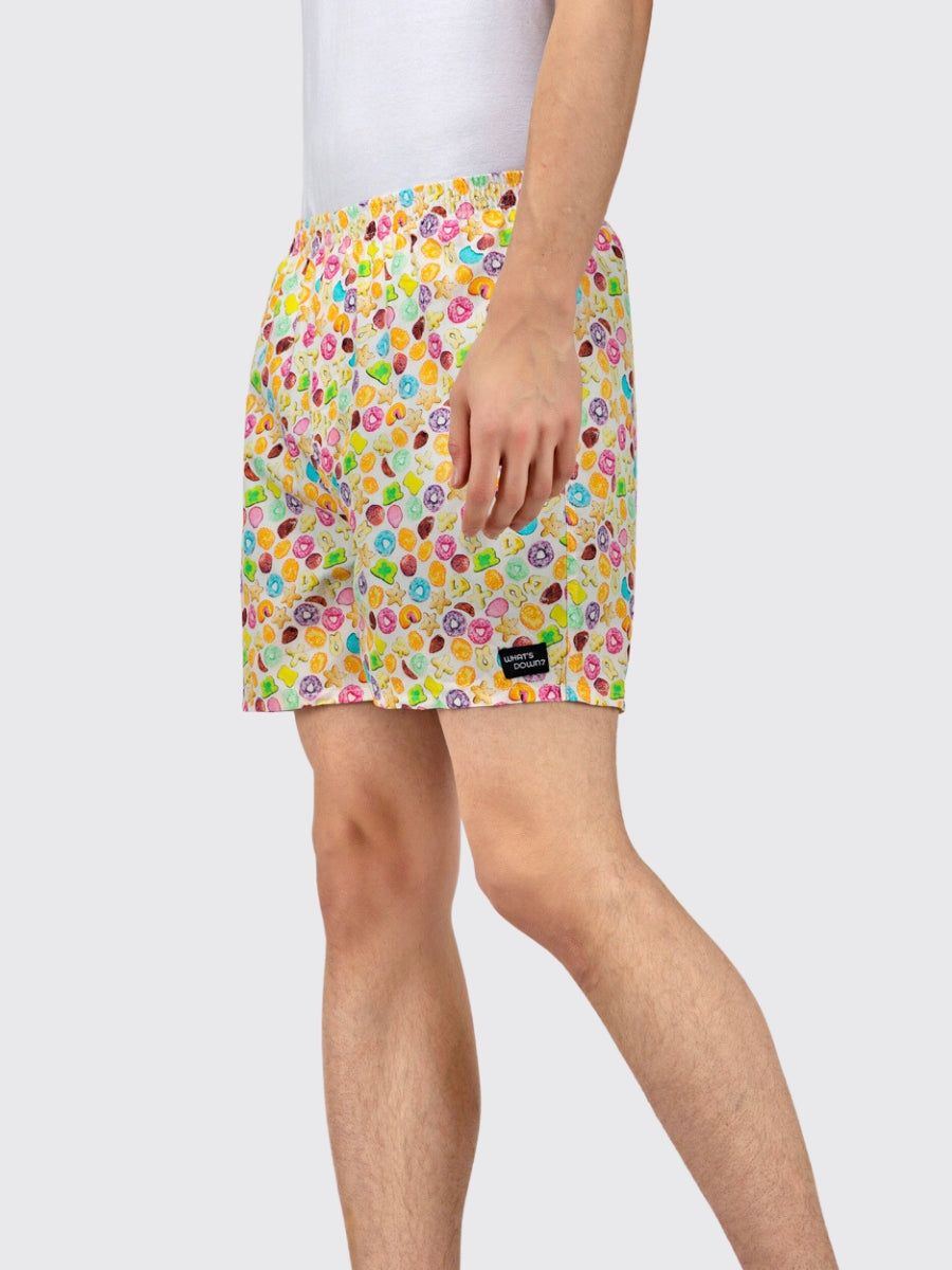 White Cereal Mens Boxers