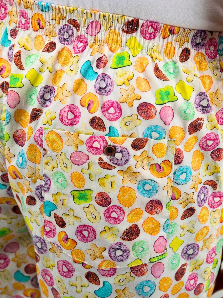 White Cereal Mens Boxers