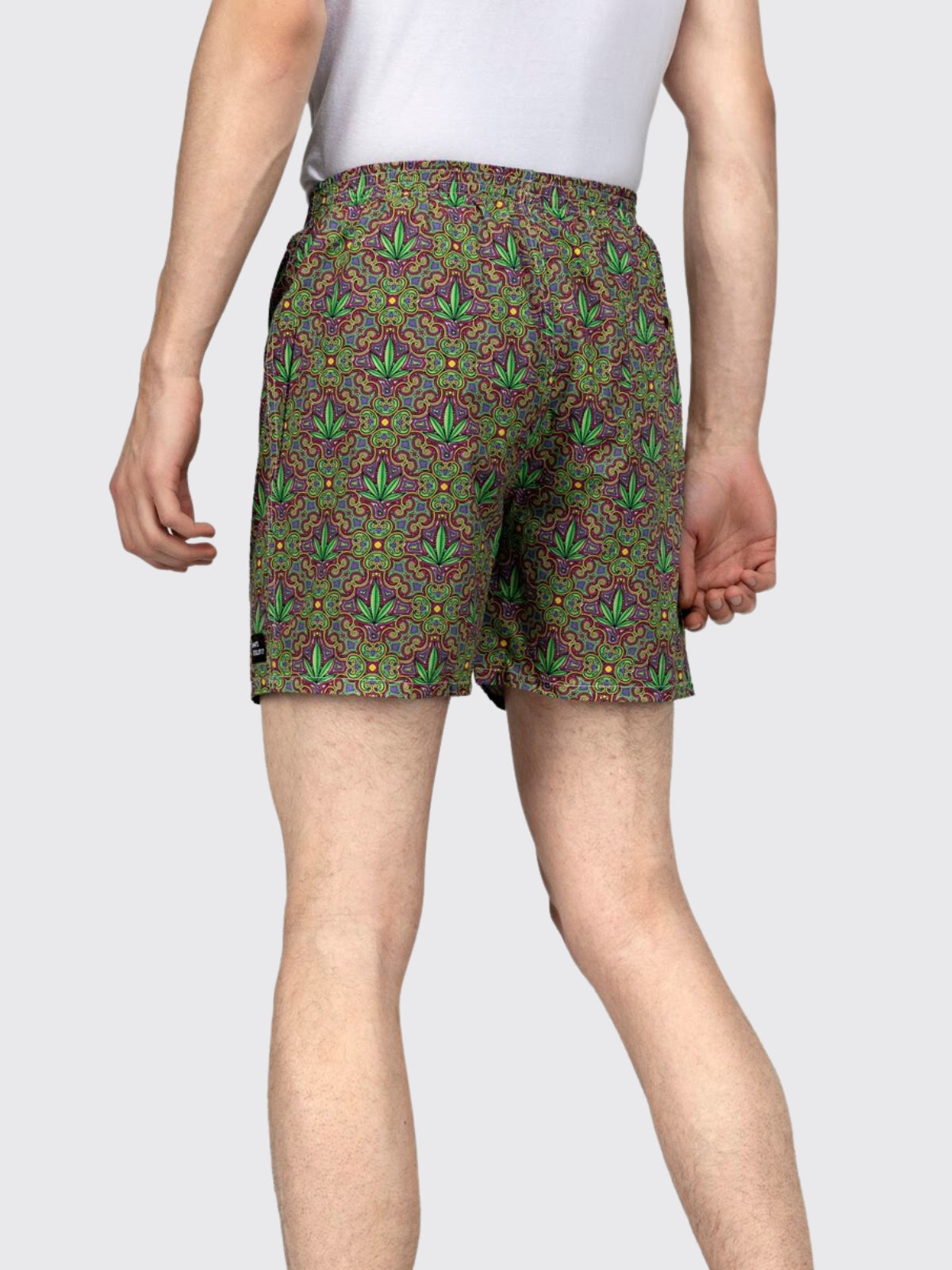 Green Hemp Mens Boxers