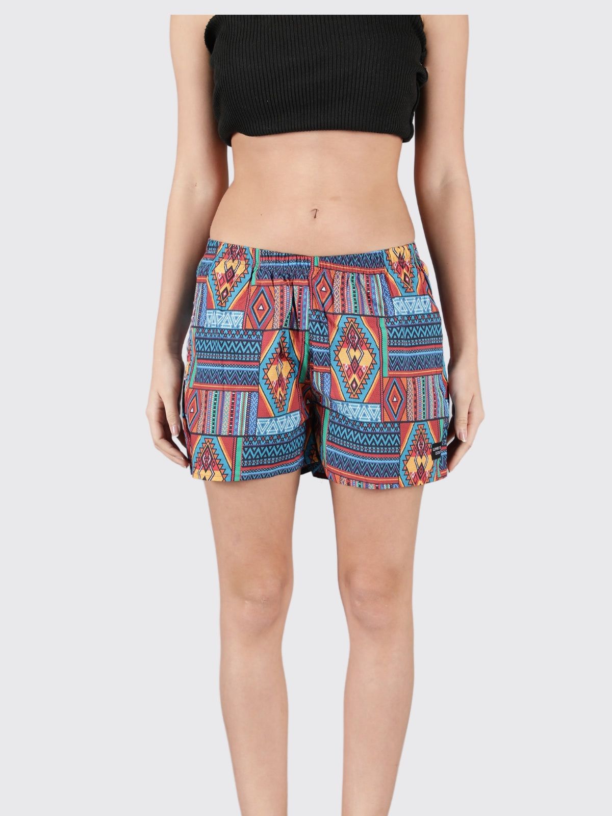 Multicolour Aztec Womens Boxers
