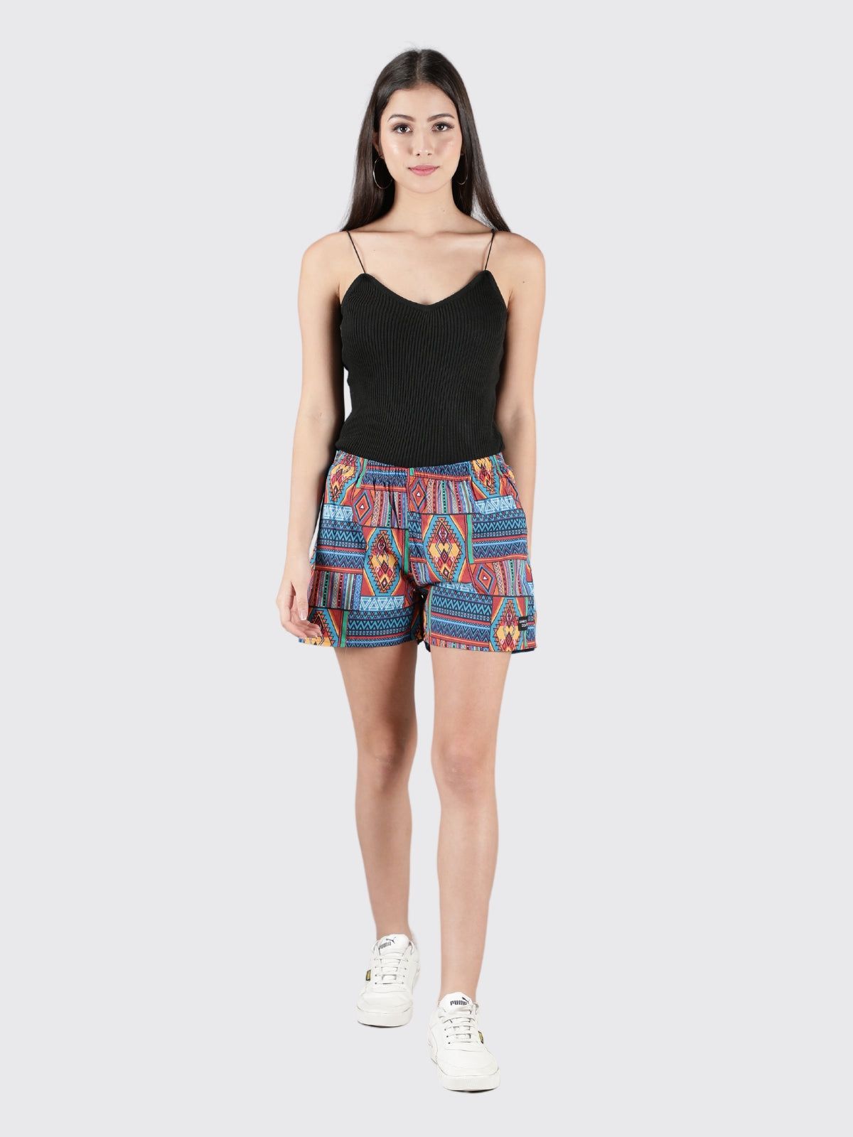 Multicolour Aztec Womens Boxers
