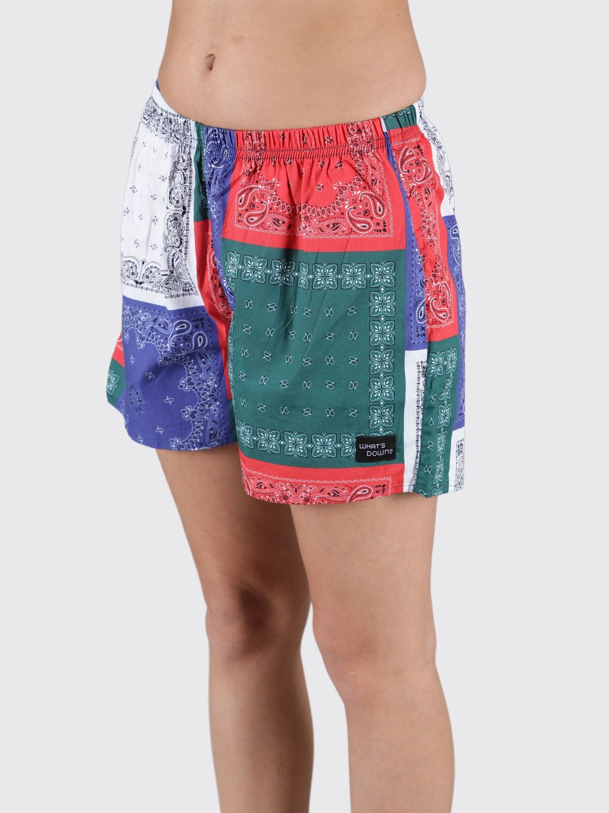 Multicolour Scarf Womens Boxers