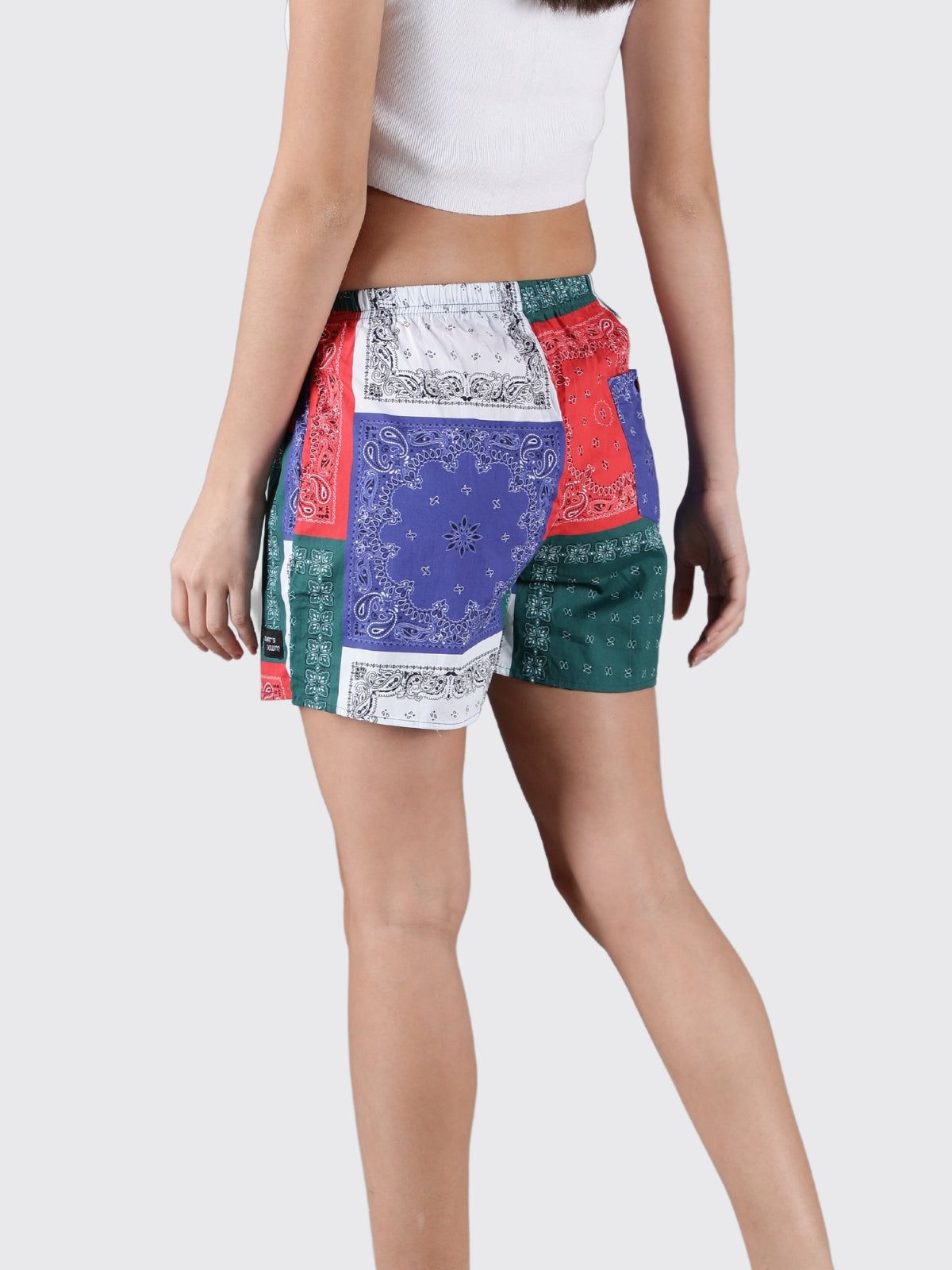 Multicolour Scarf Womens Boxers