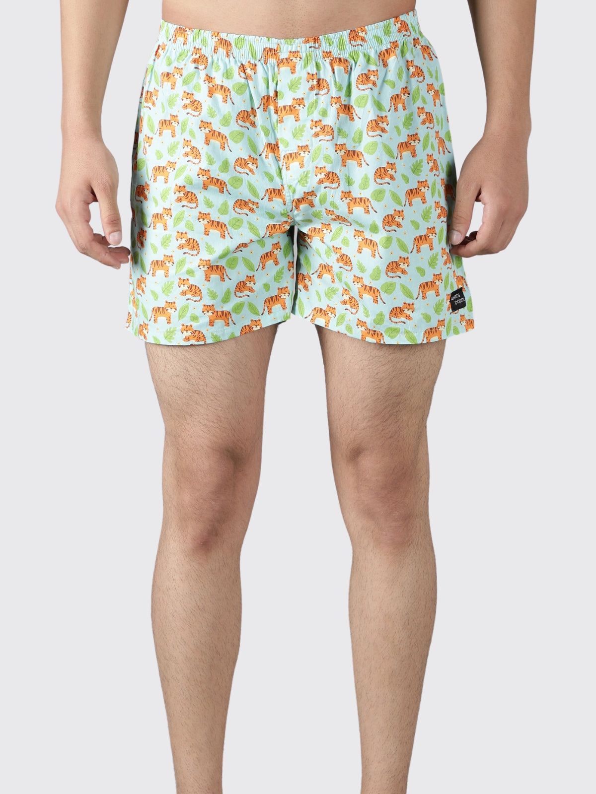 Green Sher Khan Mens Boxers