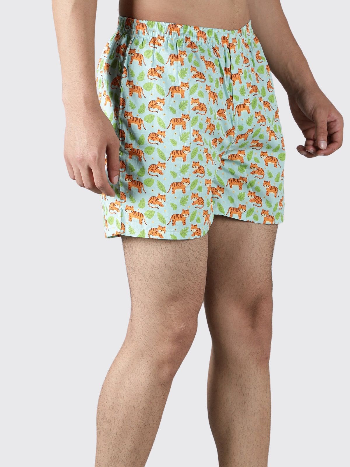 Green Sher Khan Mens Boxers
