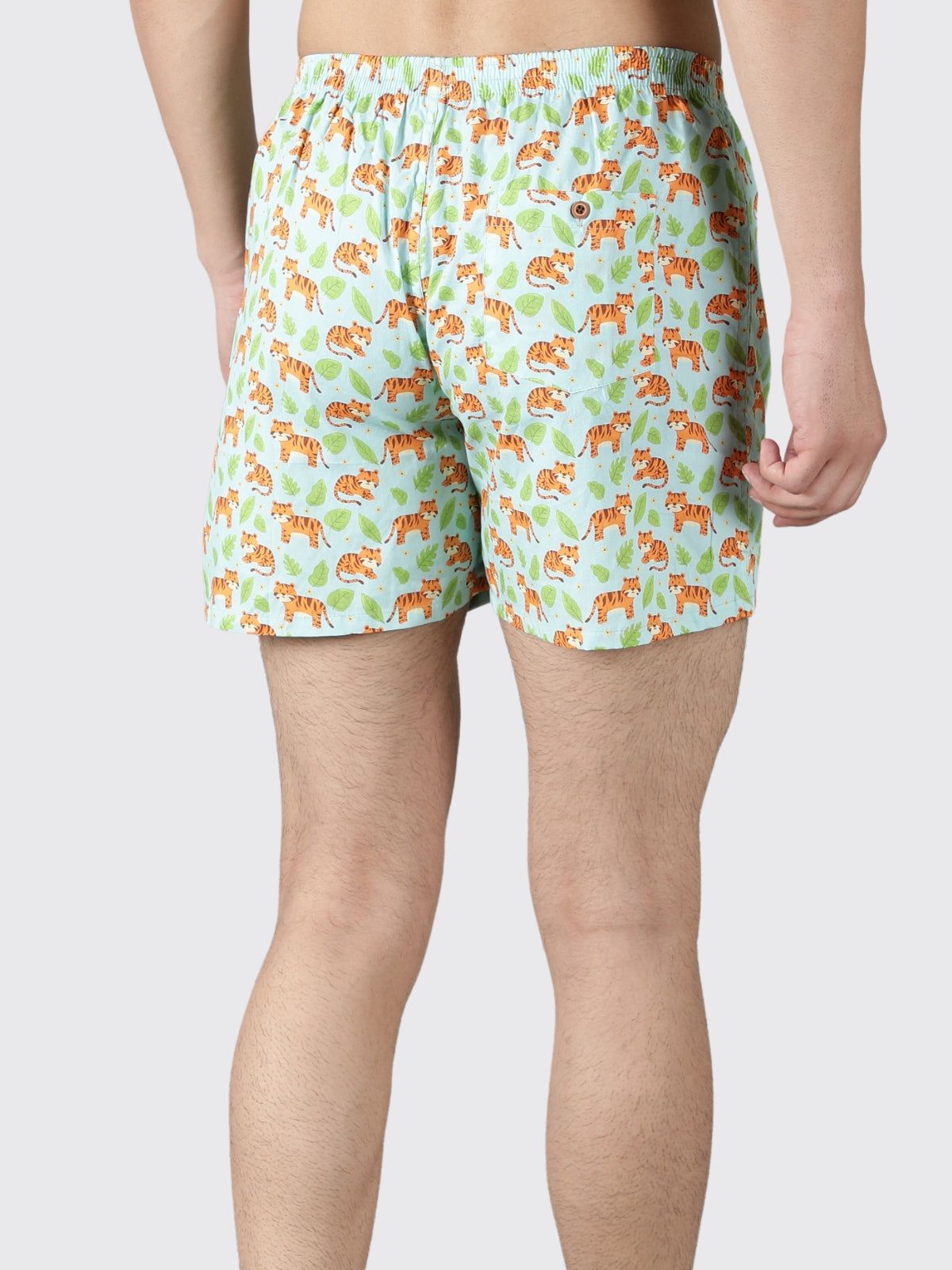 Green Sher Khan Mens Boxers