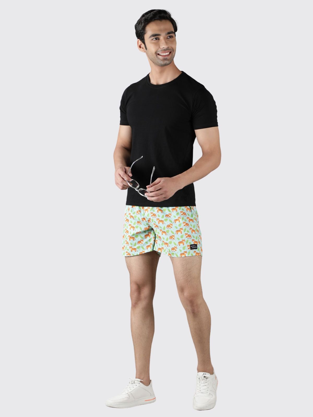 Green Sher Khan Mens Boxers