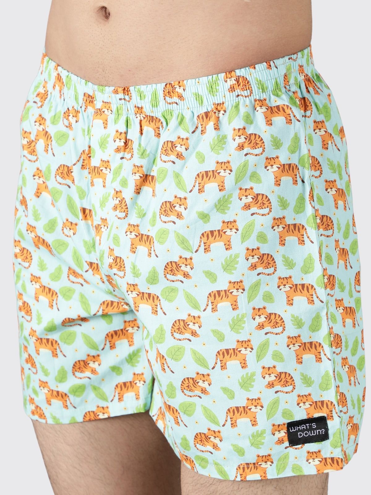Green Sher Khan Mens Boxers