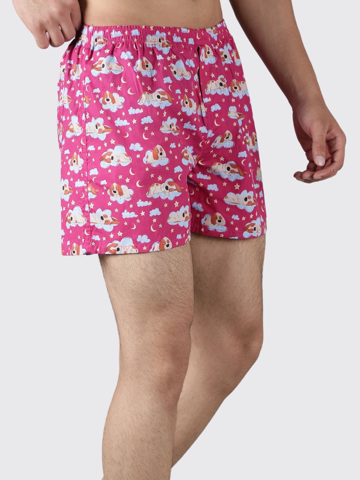 Maroon Doggo Mens Boxers