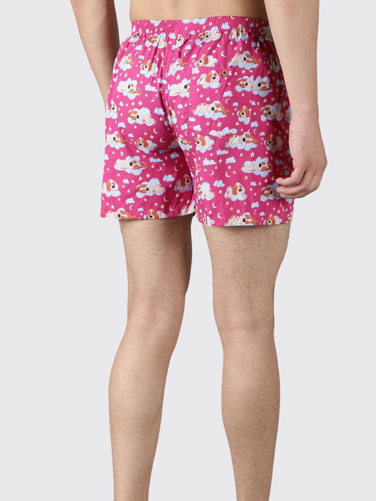 Maroon Doggo Mens Boxers