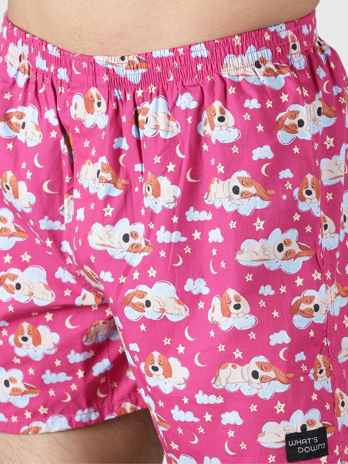 Maroon Doggo Mens Boxers