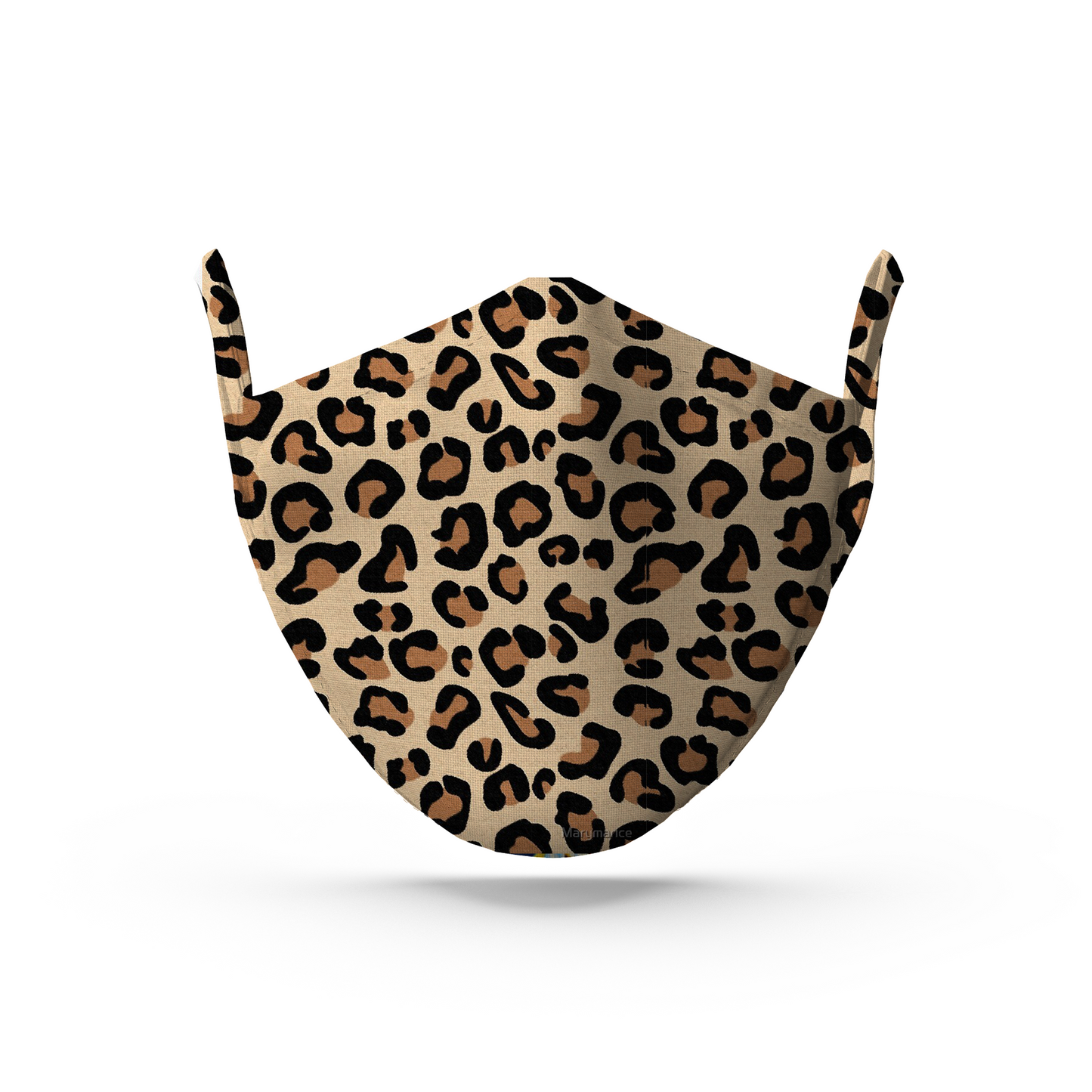 Brown Leopard Face Mask