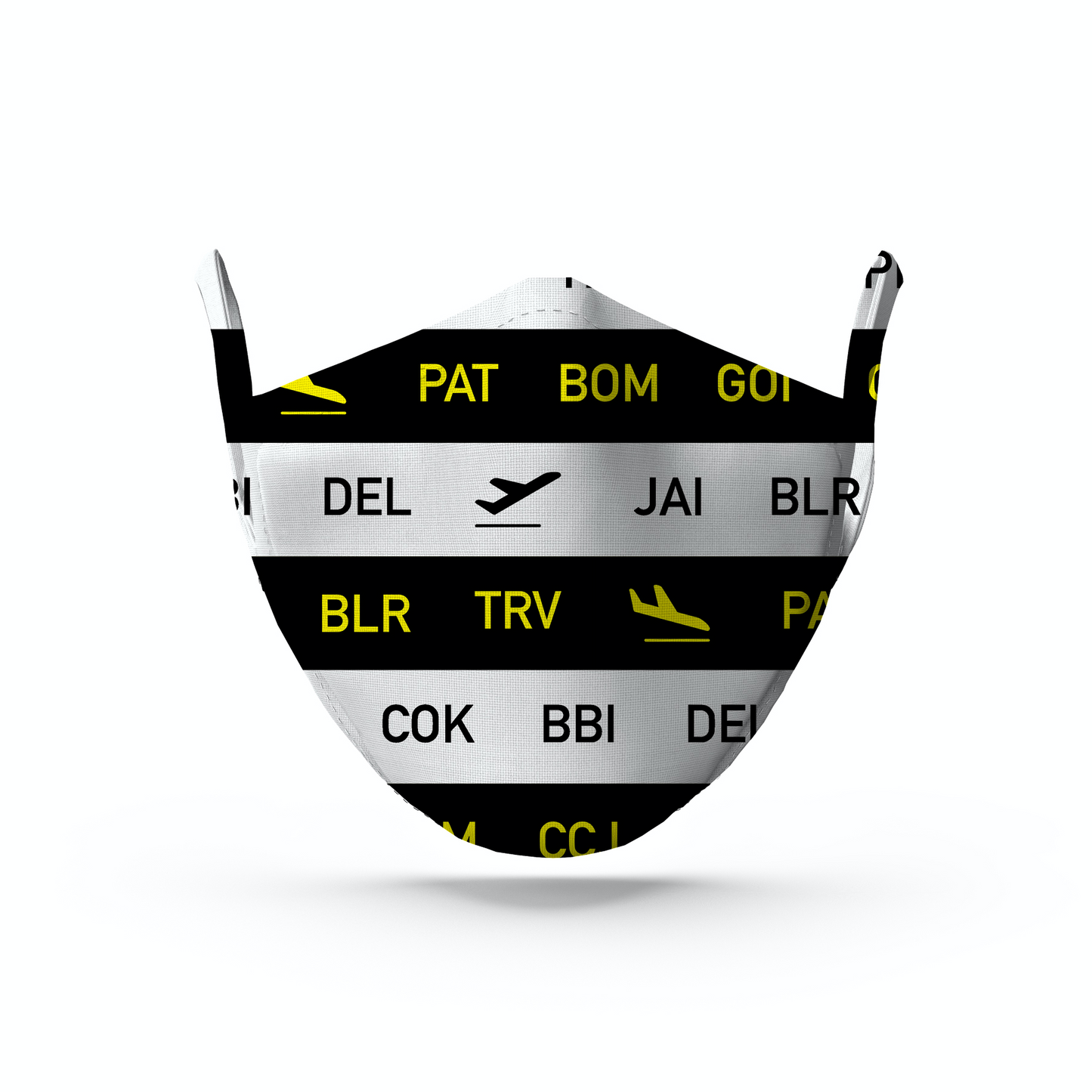 Multicolour Cities Face Mask