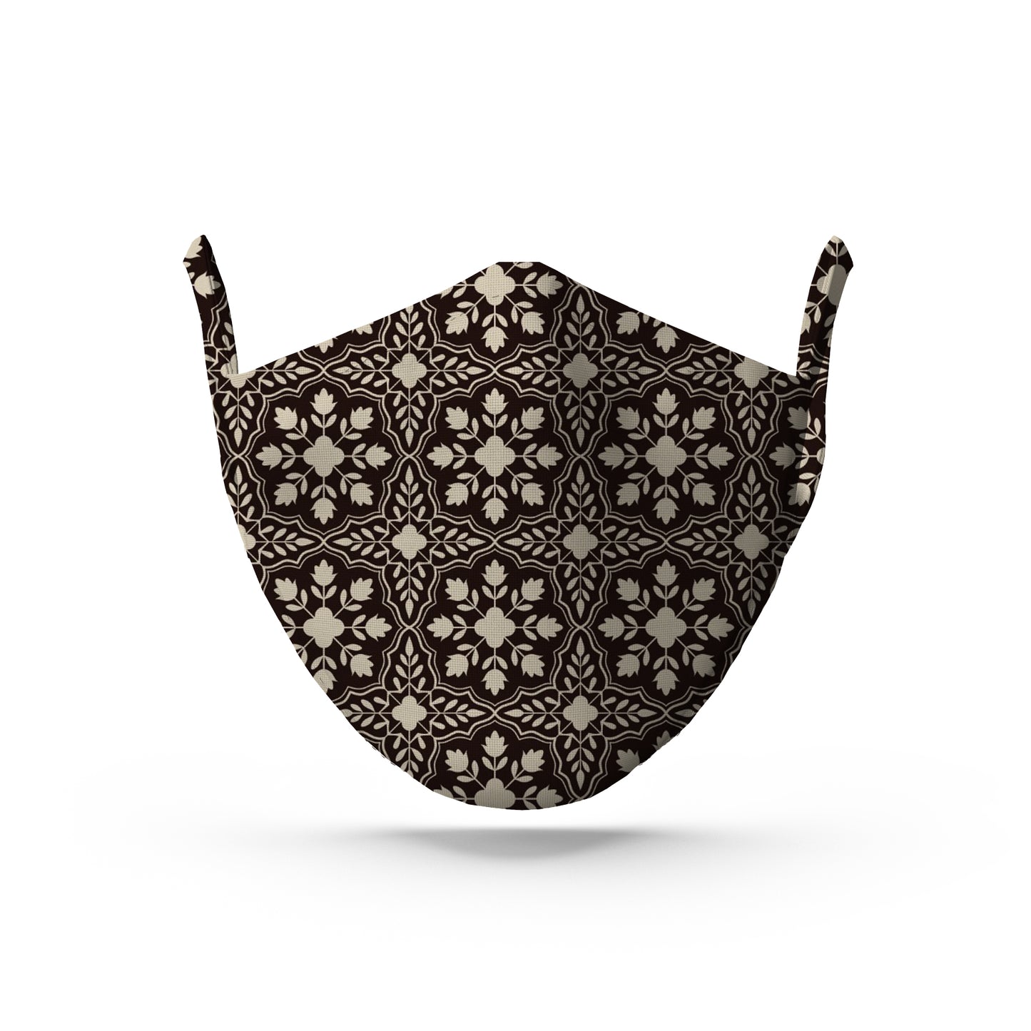 B&W Roses Face Mask