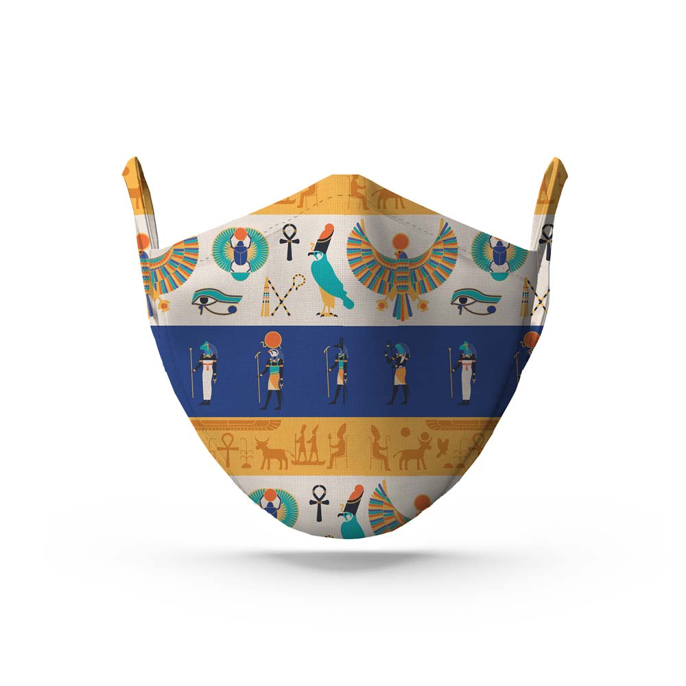 Multicolour Cleopatra Face Mask