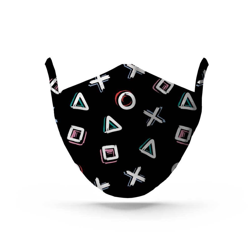 Black Playstation Face Mask
