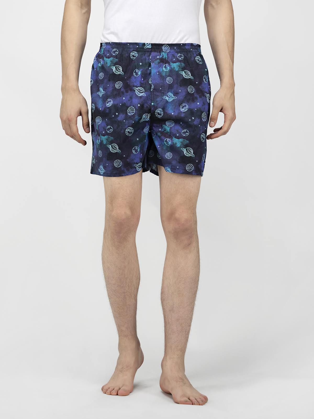 Blue Galaxy Mens Boxers