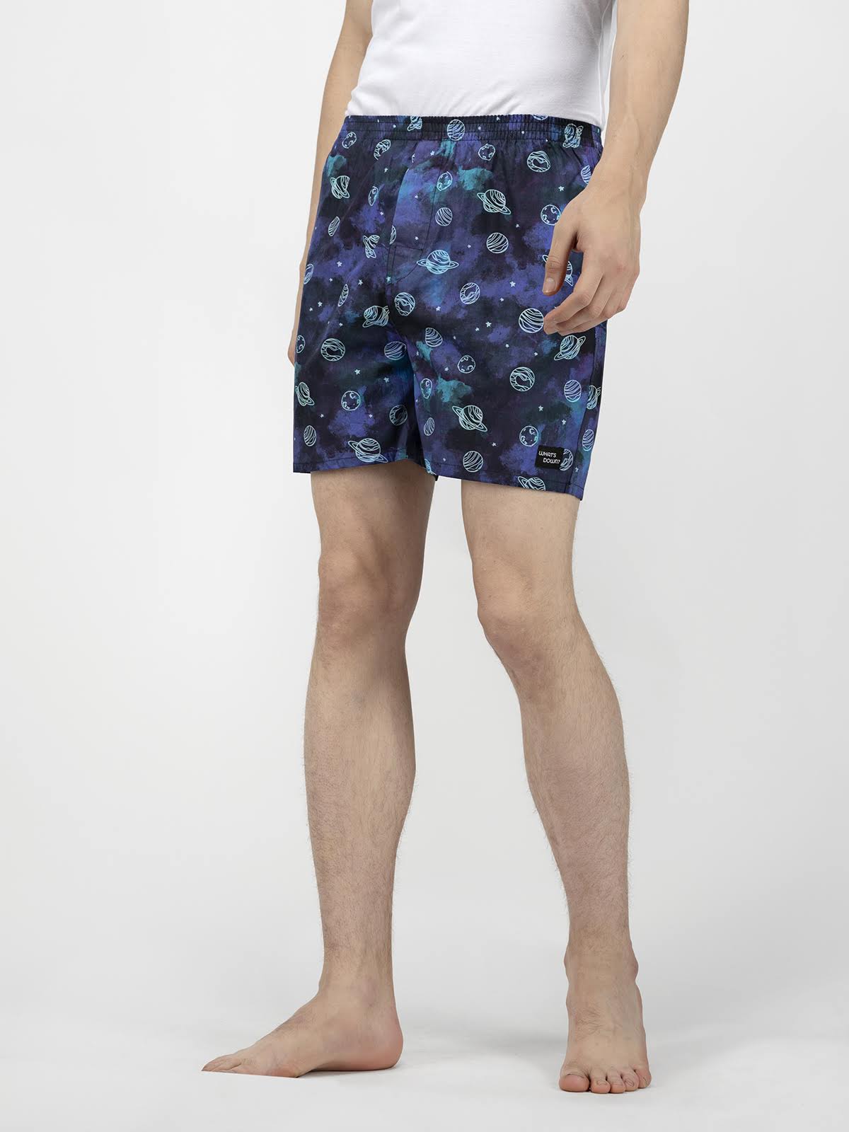 Blue Galaxy Mens Boxers