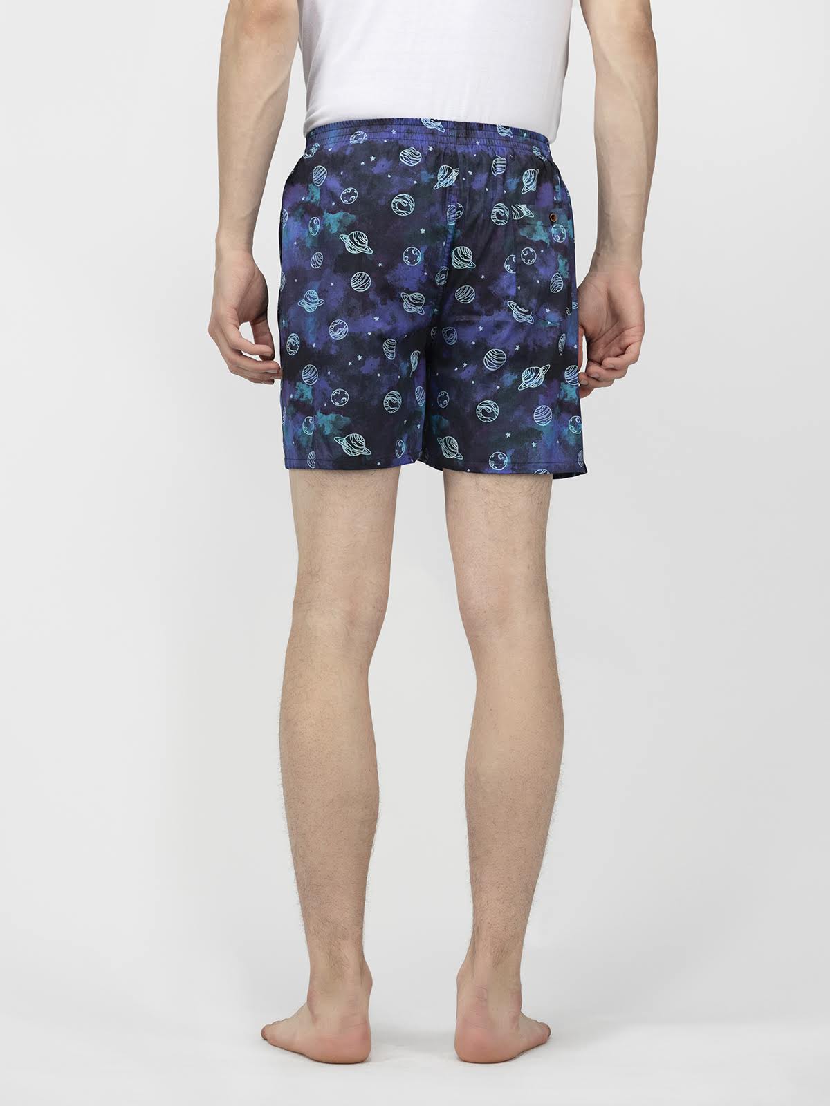 Blue Galaxy Mens Boxers