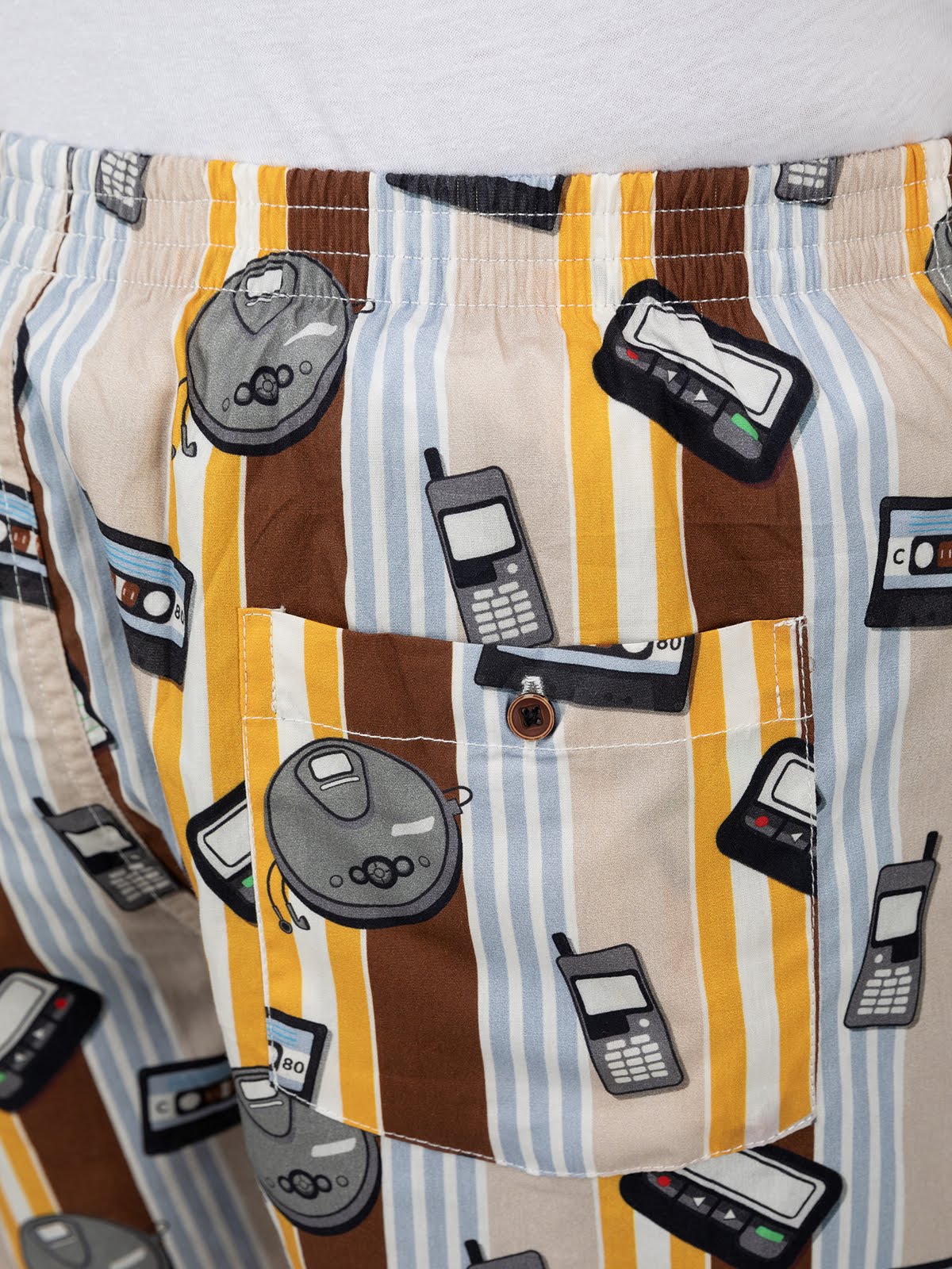 Brown Old Tech Mens Boxers