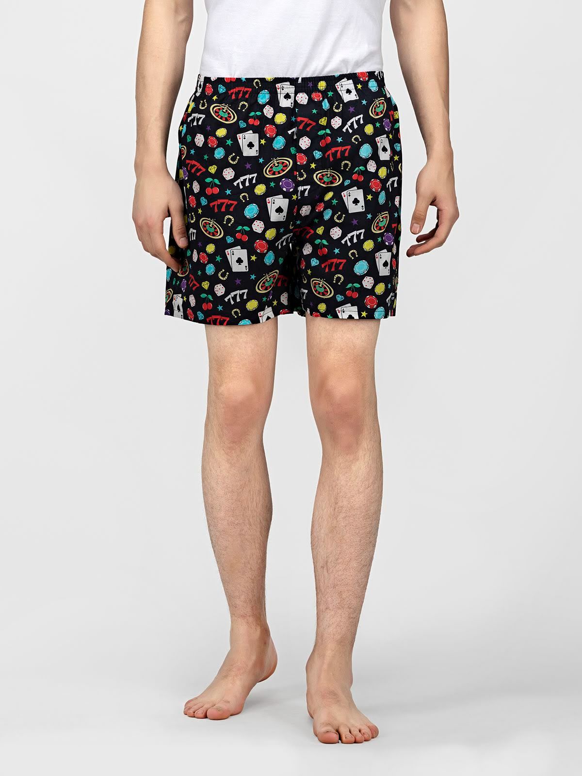 Black Casino Mens Boxers