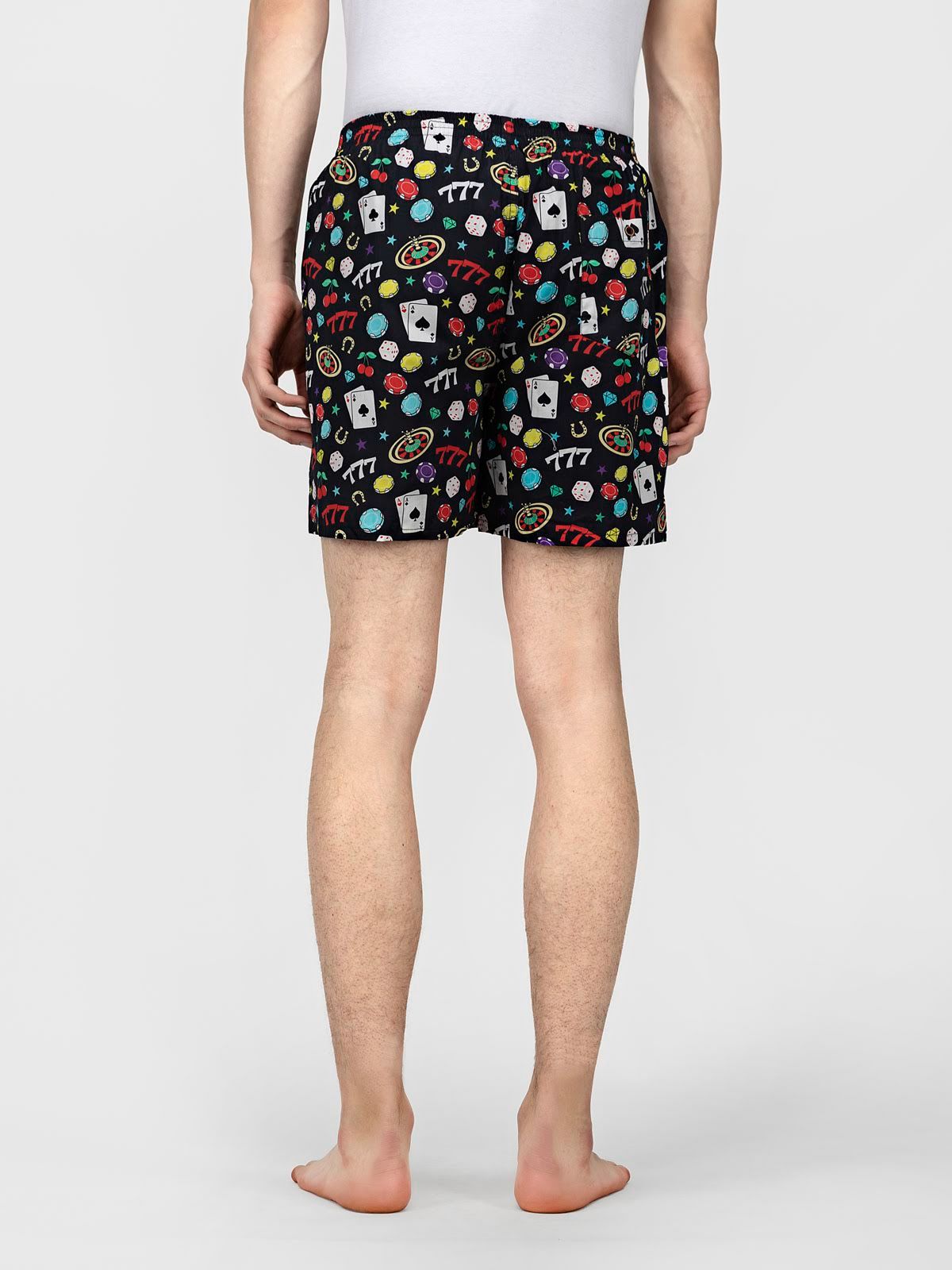 Black Casino Mens Boxers