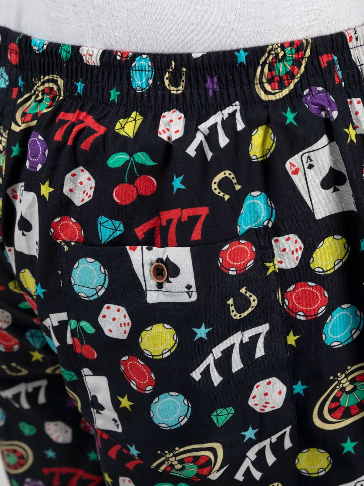 Black Casino Mens Boxers