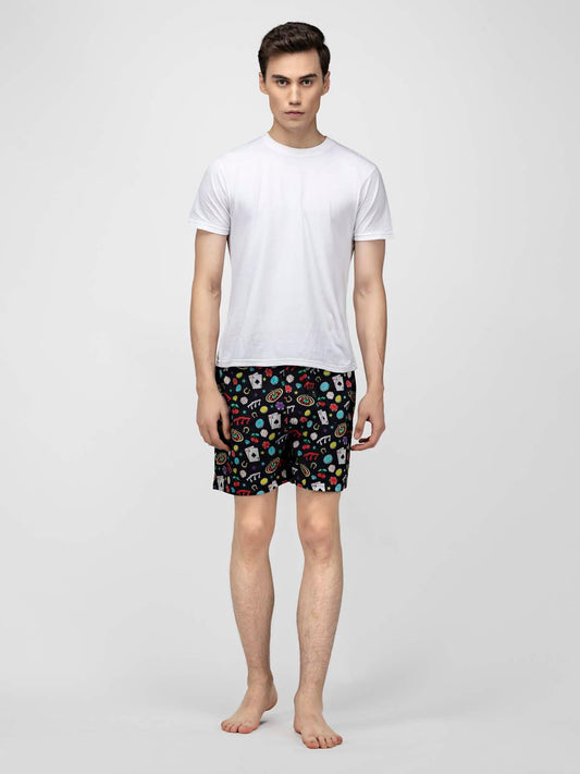 Black Casino Mens Boxers