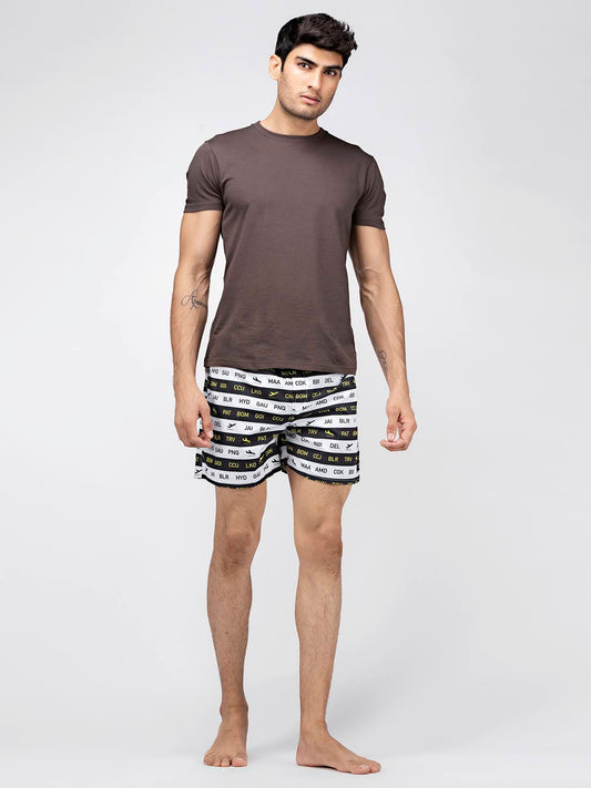 Multicolour Cities Mens Boxers