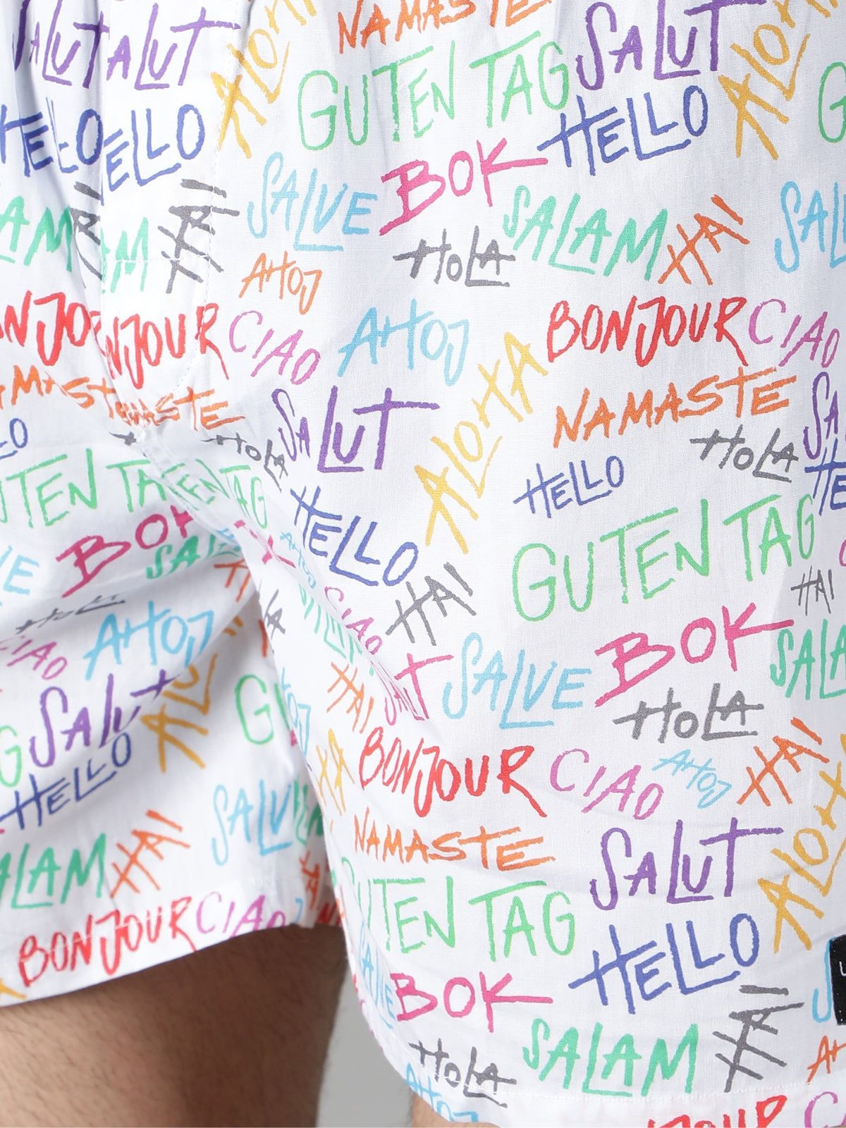 White Hello It's Me Mens Boxers