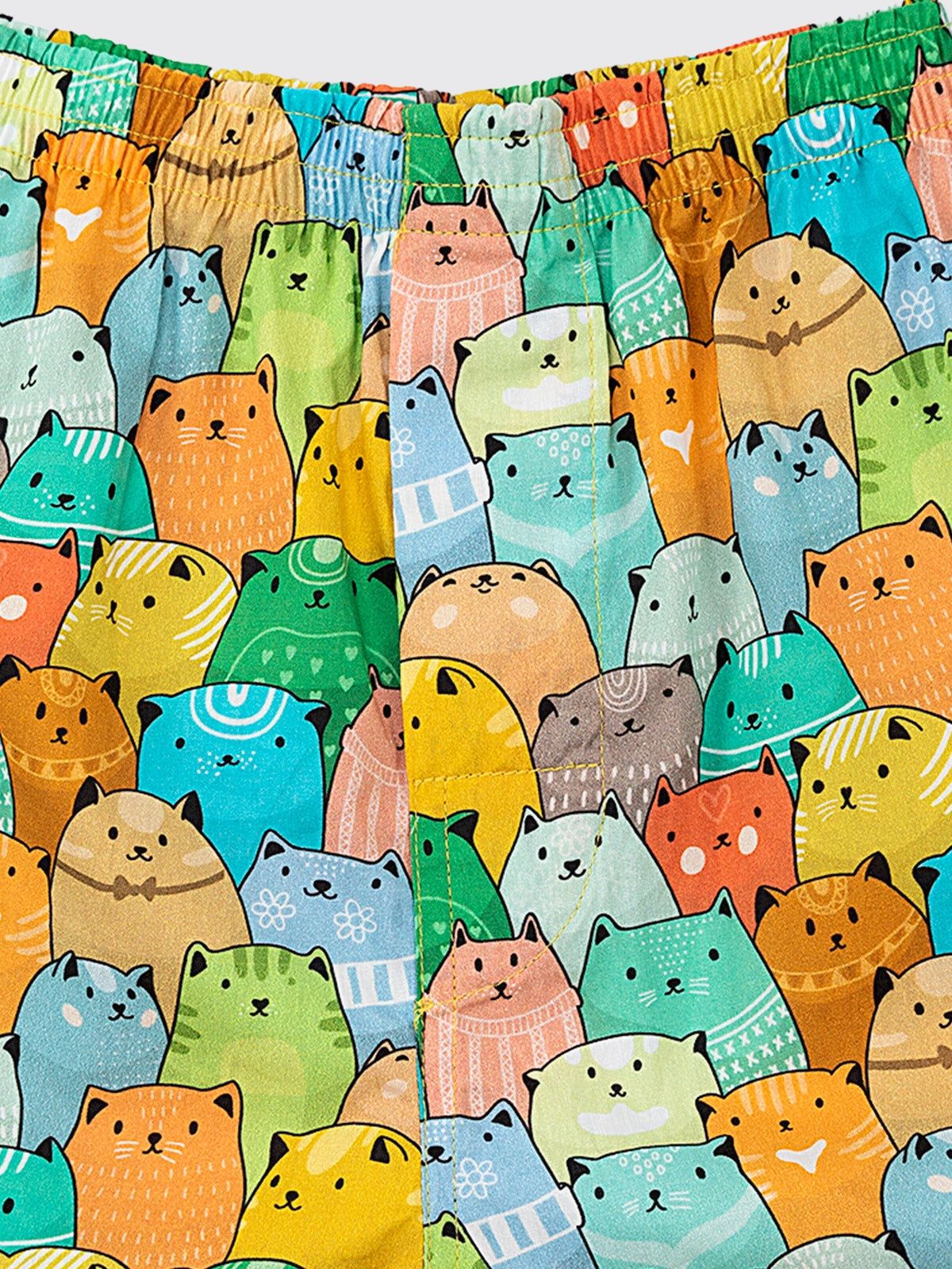 Multicolour Meow Mens Boxers