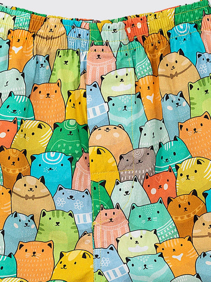 Multicolour Meow Mens Boxers